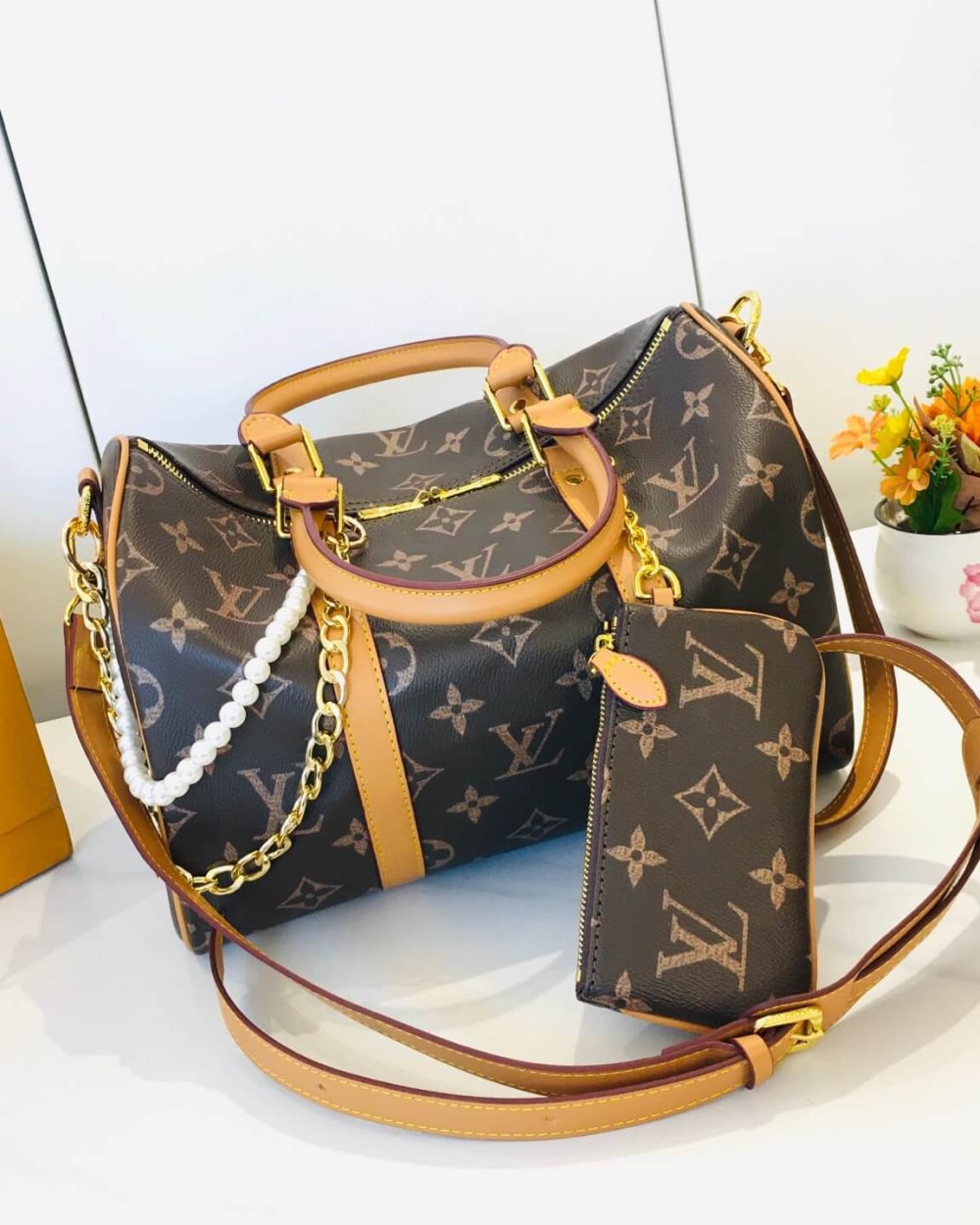 1:1 Replica Louis Vuitton LV Speedy p9 Bandouliere 30 Autres Cuirs Monogram Luxury Bag For Women M11078,M13904,M46803,M40391 - 30 cm