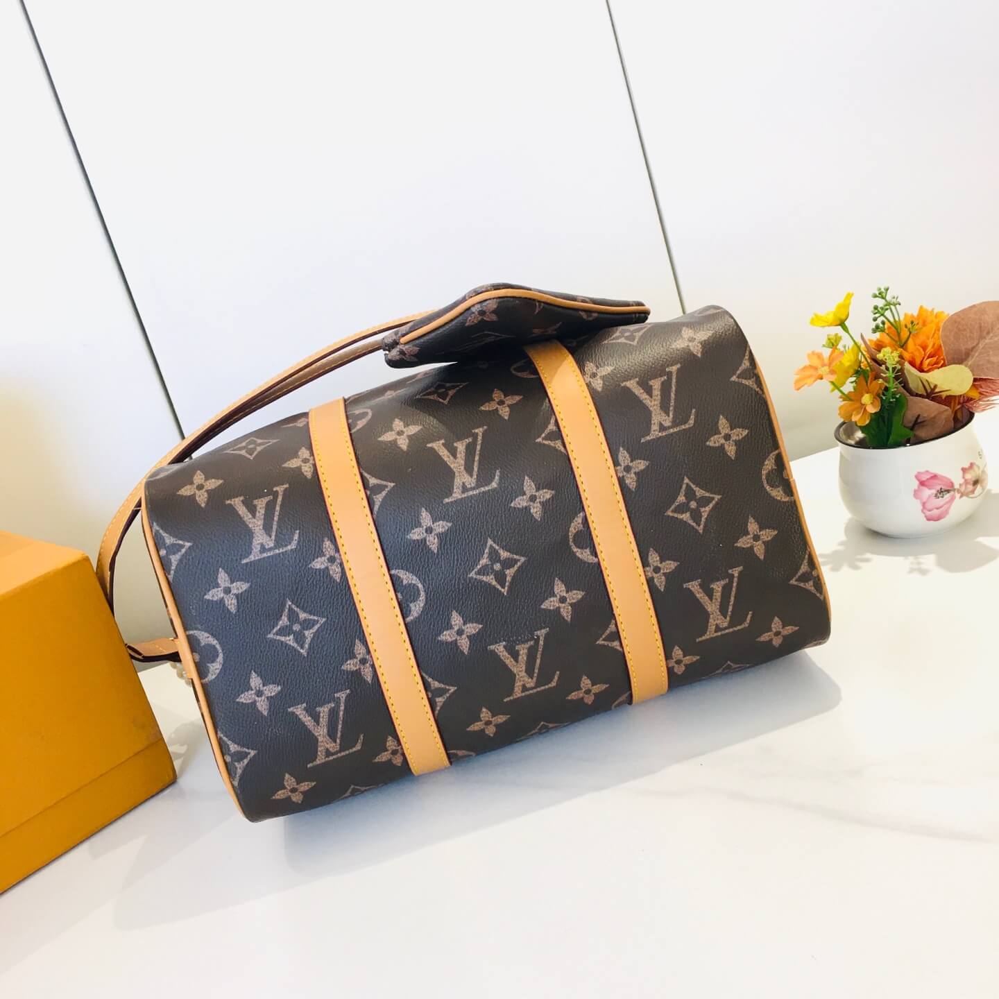 1:1 Replica Louis Vuitton LV Speedy p9 Bandouliere 30 Autres Cuirs Monogram Luxury Bag For Women M11078,M13904,M46803,M40391 - 30 cm - Image 4
