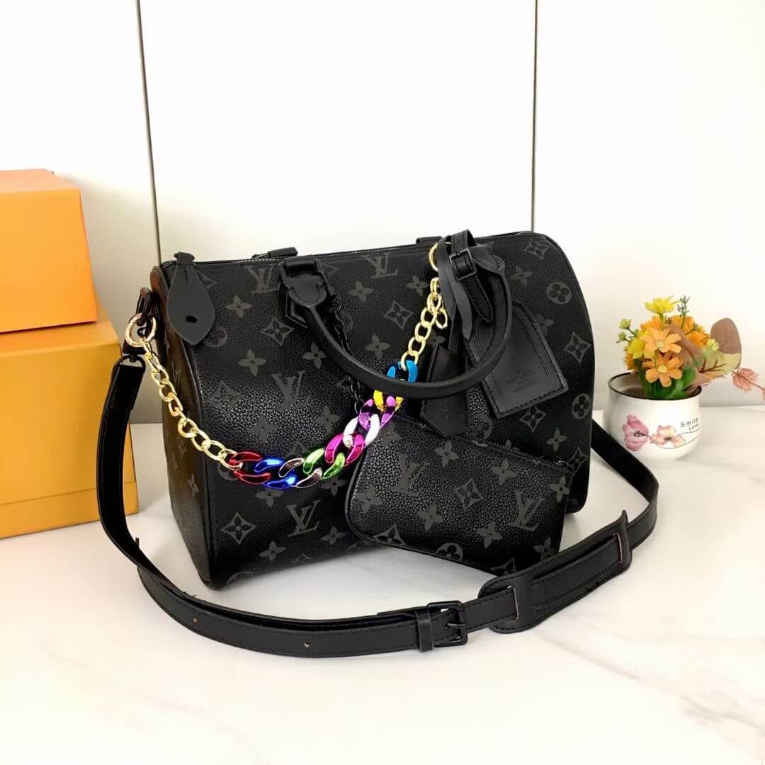 1:1 Replica Louis Vuitton LV Speedy p9 Bandouliere 30 Autres Cuirs Monogram Luxury Bag For Women M13904,M46803,M11078M40391 - 30 cm - Image 2