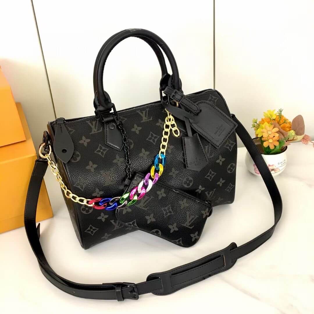 1:1 Replica Louis Vuitton LV Speedy p9 Bandouliere 30 Autres Cuirs Monogram Luxury Bag For Women M13904,M46803,M11078M40391 - 30 cm - Image 6