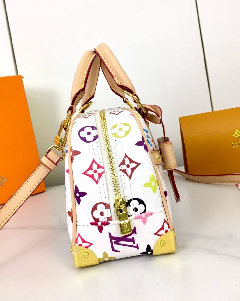1:1 Replica Louis Vuitton LV X TM Handbag East West Autres Toiles Monogram Luxury Bag For Women M13084 - 27 cm