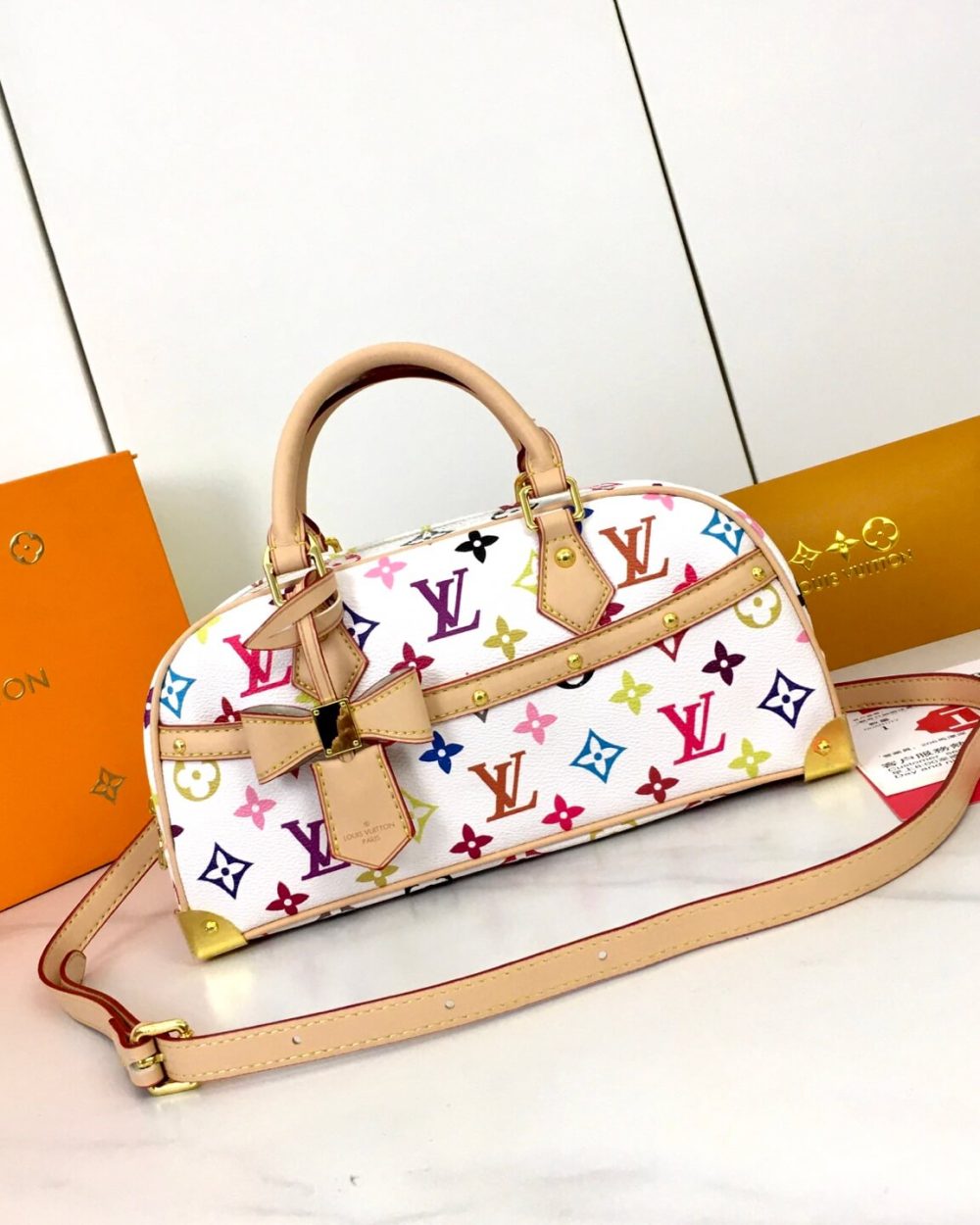 1:1 Replica Louis Vuitton LV X TM Handbag East West Autres Toiles Monogram Luxury Bag For Women M13084 - 27 cm