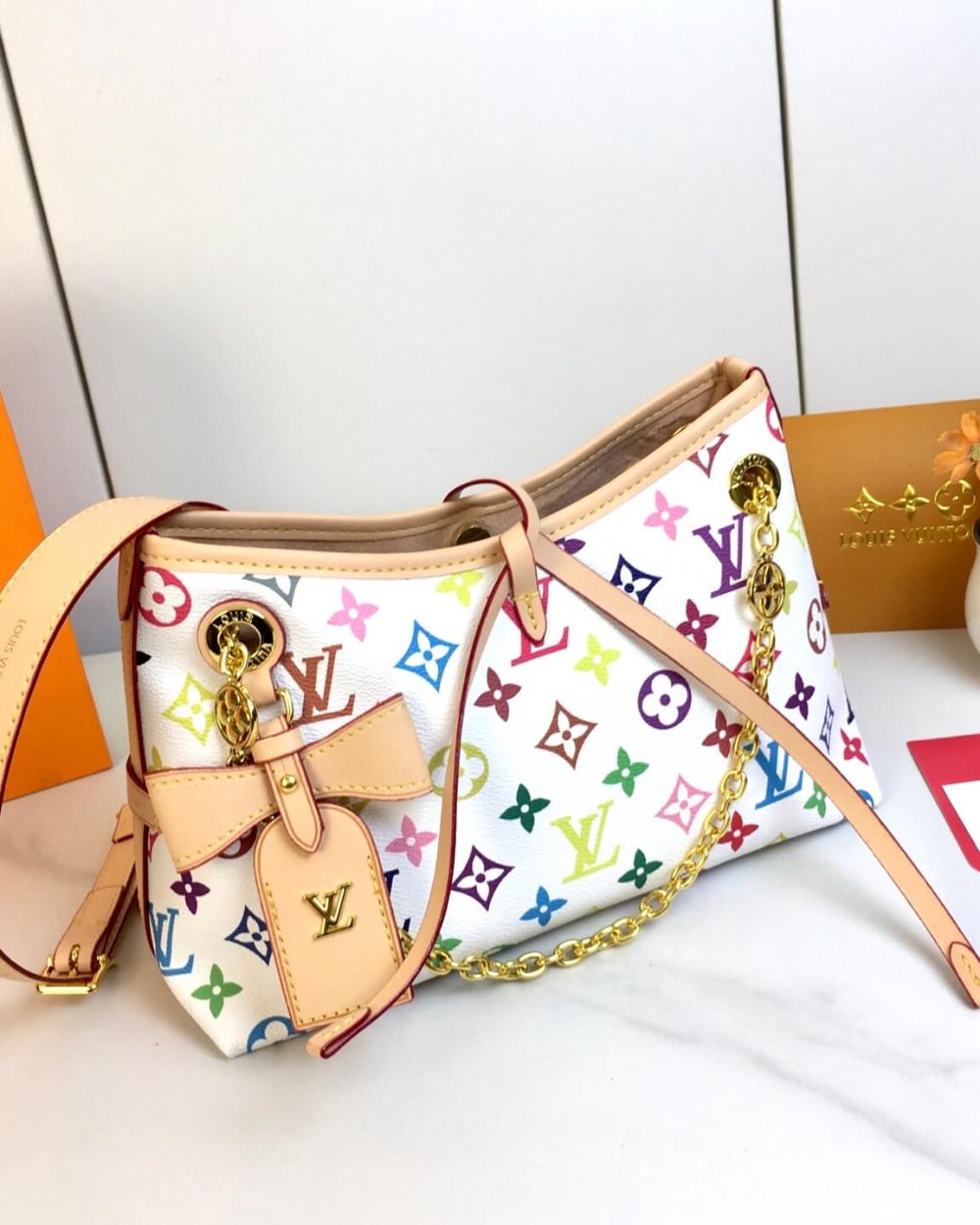 1:1 Replica Louis Vuitton LV Carryall BB Monogram Luxury Bag For Women M13014 - 26 cm