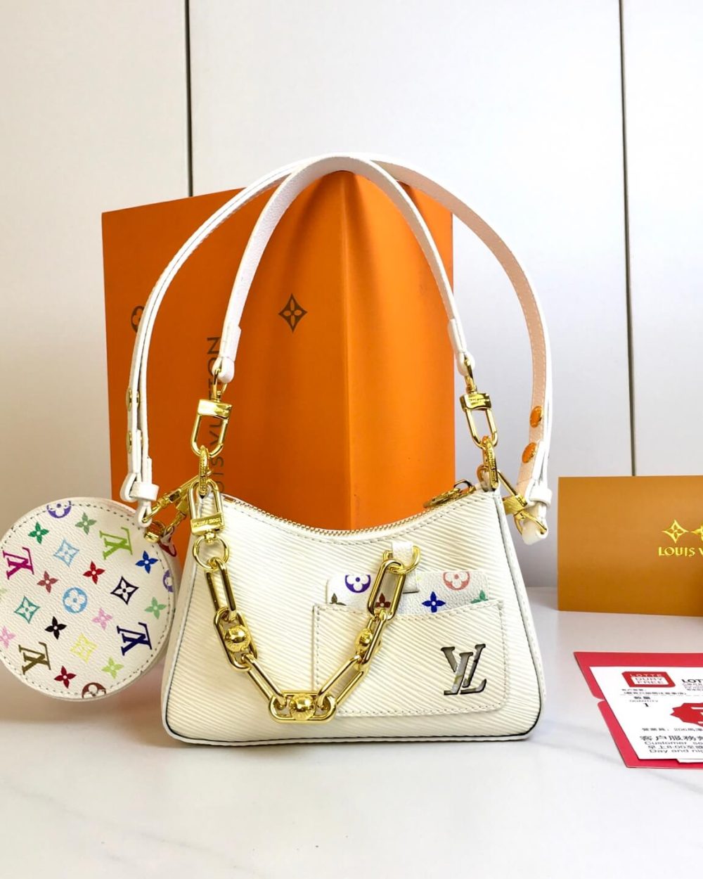 1:1 Replica Louis Vuitton LV x Tm Marellini Epi Luxury Bag For Women M13100 - 19 cm