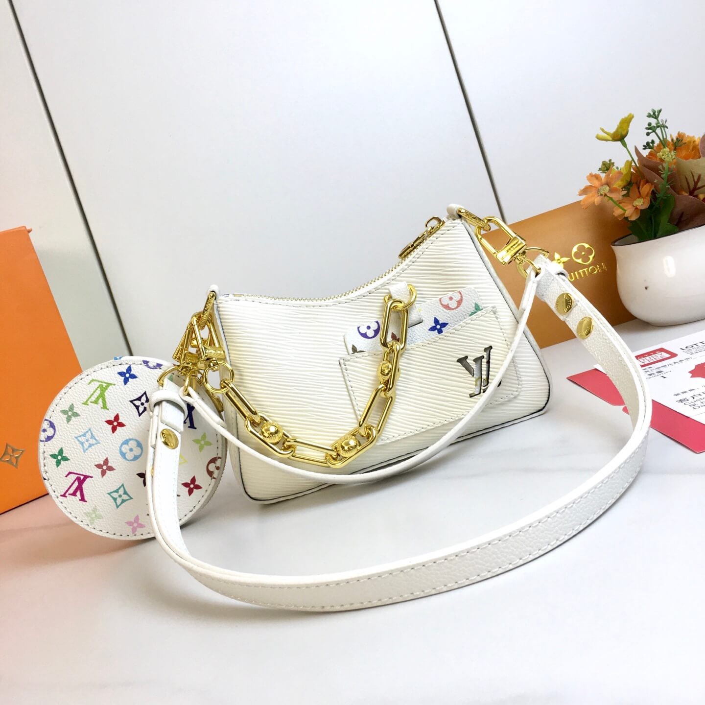 1:1 Replica Louis Vuitton LV x Tm Marellini Epi Luxury Bag For Women M13100 - 19 cm - Image 5