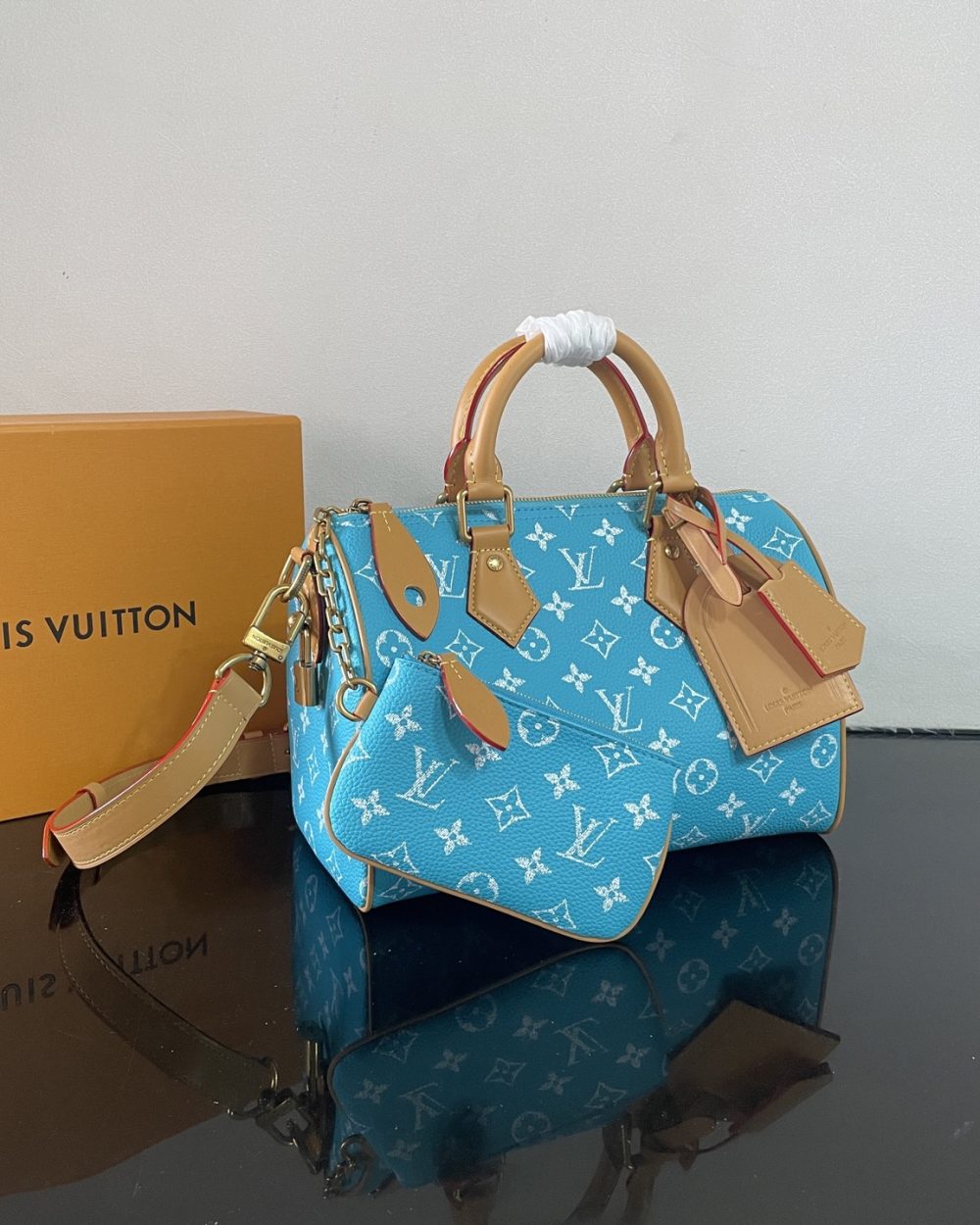 1:1 Replica Louis Vuitton LV Speedy P9 Bandoulière 25 Monogram Pattern Luxury Bag For Women 9.8in/25cm - M1156124