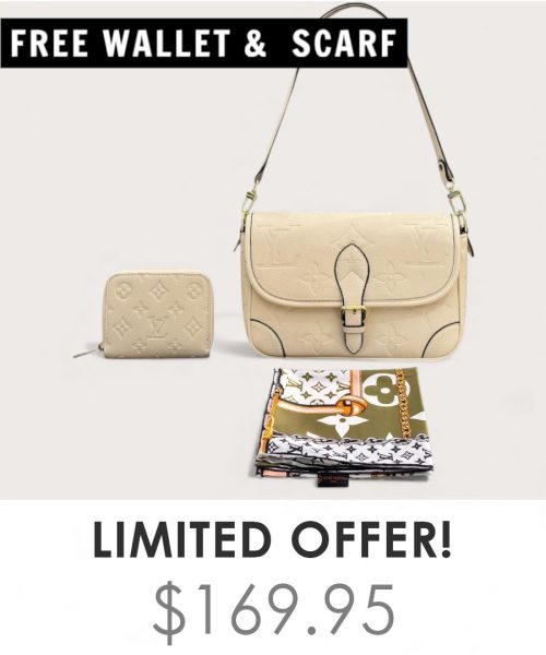 Big Bag + Gifts (FREE LV Wallet & FREE LV Scarf)