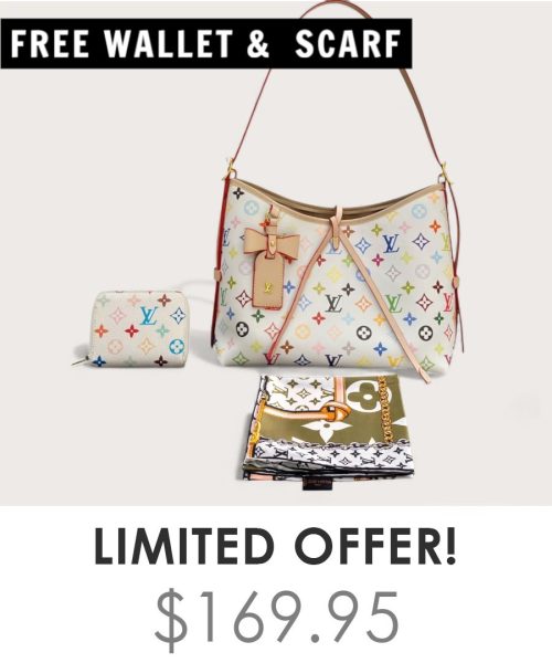 Big Bag + Gifts (FREE LV Wallet & FREE LV Scarf)