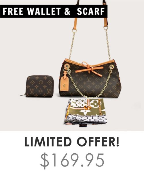 Big Bag + Gifts (FREE LV Wallet & FREE LV Scarf)