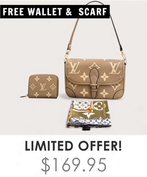 Big Bag + Gifts (FREE LV Wallet & FREE LV Scarf)