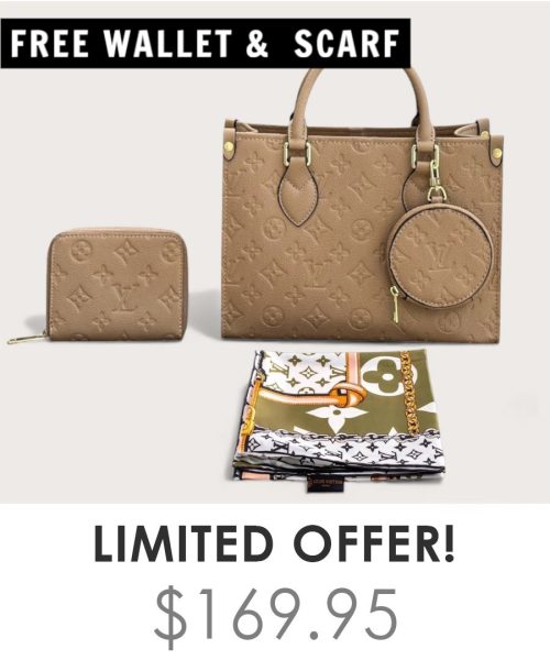 Big Bag + Gifts (FREE LV Wallet & FREE LV Scarf)