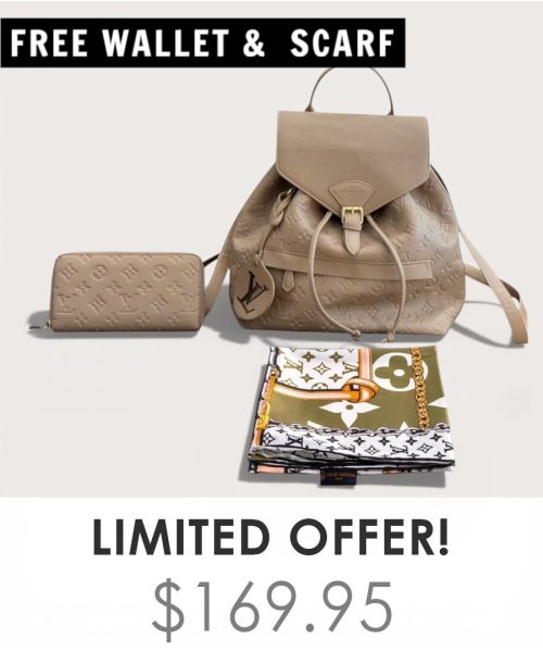 Big Bag + Gifts (FREE LV Wallet & FREE LV Scarf)
