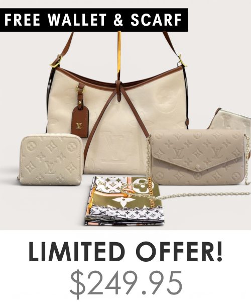 Big bag + Pochette Felicie Mini + Gifts(Free LV Wallet + Free LV Silk Scarf)