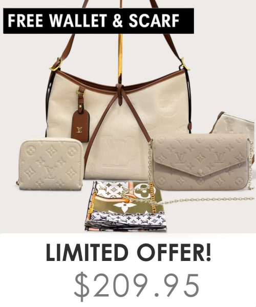 Big bag + Pochette Felicie Mini + Gifts(Free LV Wallet + Free LV Silk Scarf)