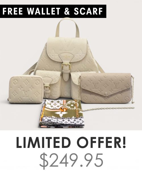 Big bag + Pochette Felicie Mini + Gifts(Free LV Wallet + Free LV Silk Scarf)