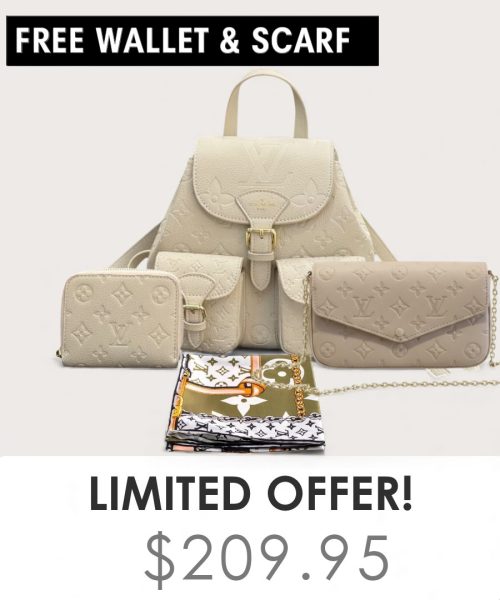 Big bag + Pochette Felicie Mini + Gifts(Free LV Wallet + Free LV Silk Scarf)