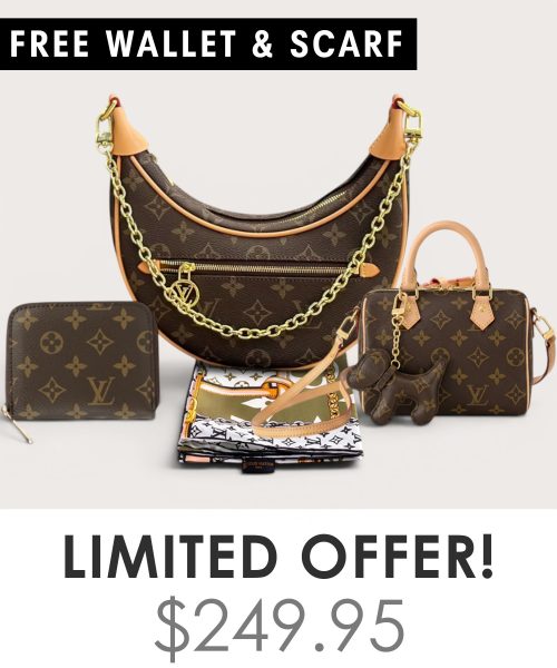 Big bag + Nano speedy + Gifts (Free LV Wallet + Free LV Silk Scarf)