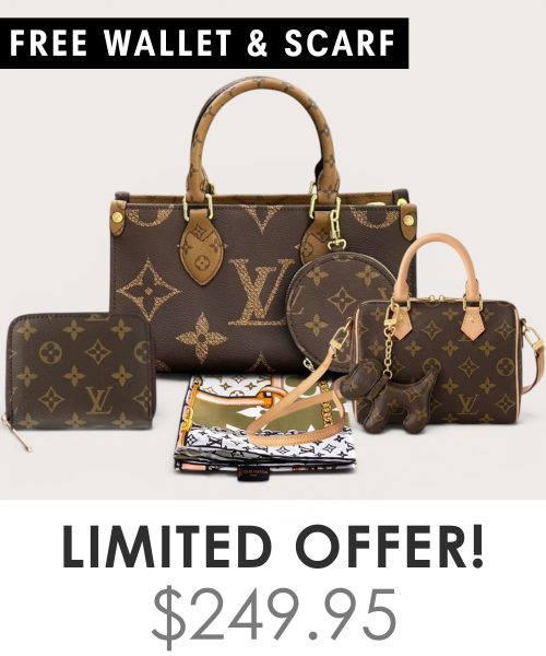 Big bag + Nano speedy + Gifts (Free LV Wallet + Free LV Silk Scarf)
