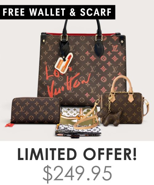 Big bag + Nano speedy + Gifts (Free LV Wallet + Free LV Silk Scarf)