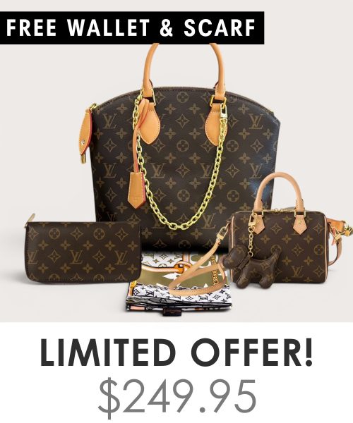 Big bag + Nano speedy + Gifts (Free LV Wallet + Free LV Silk Scarf)