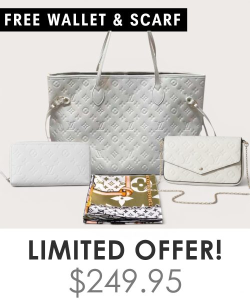 Big bag + Pochette Felicie Mini + Gifts(Free LV Wallet + Free LV Silk Scarf)