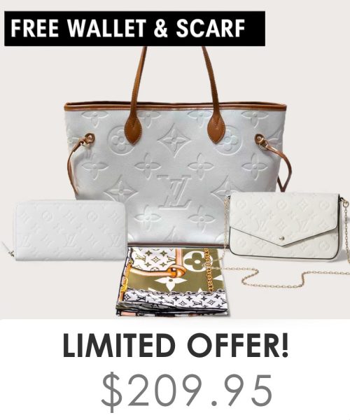 Big bag + Pochette Felicie Mini + Gifts(Free LV Wallet + Free LV Silk Scarf)