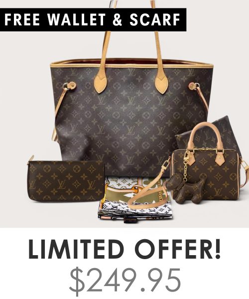 Big bag + Nano speedy + Gifts (Free LV Wallet + Free LV Silk Scarf)