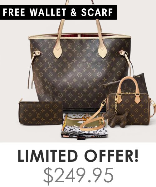 Big bag + Nano speedy + Gifts (Free LV Wallet + Free LV Silk Scarf)
