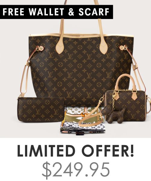 Big bag + Nano speedy + Gifts (Free LV Wallet + Free LV Silk Scarf)