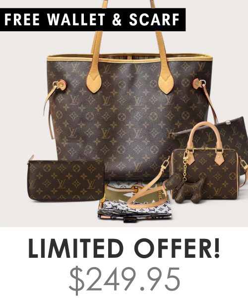 Big bag + Nano speedy + Gifts (Free LV Wallet + Free LV Silk Scarf)