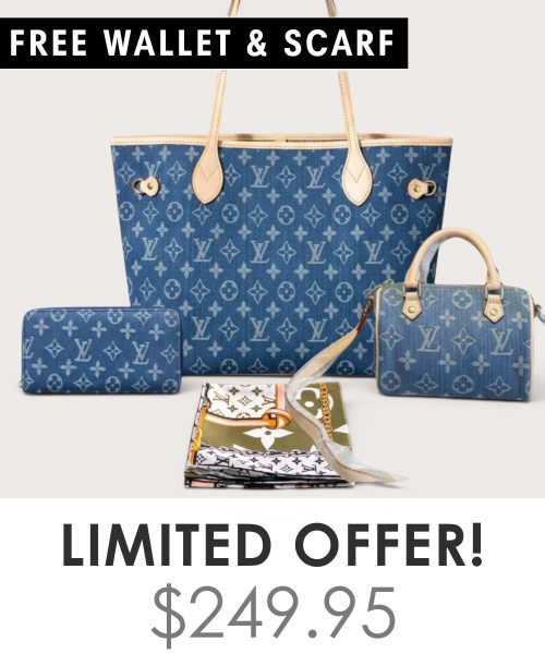 Big bag + Nano speedy + Gifts (Free LV Wallet + Free LV Silk Scarf)