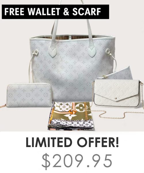 Big bag + Pochette Felicie Mini + Gifts(Free LV Wallet + Free LV Silk Scarf)