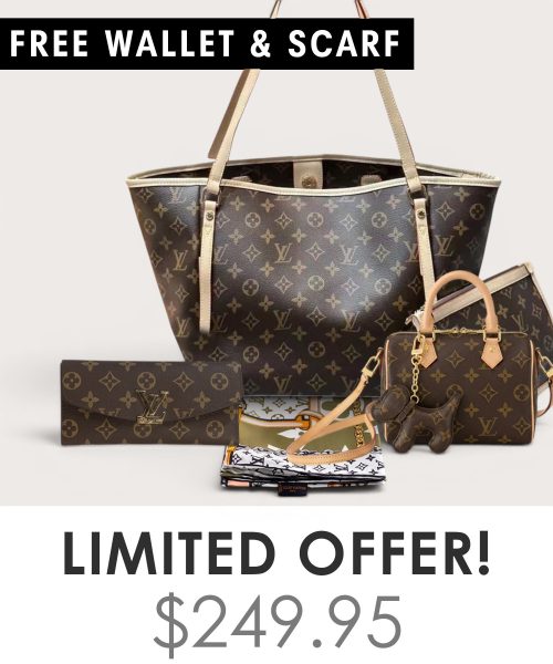 Big bag + Nano speedy + Gifts (Free LV Wallet + Free LV Silk Scarf)