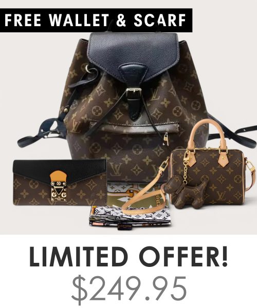Big bag + Nano speedy + Gifts (Free LV Wallet + Free LV Silk Scarf)