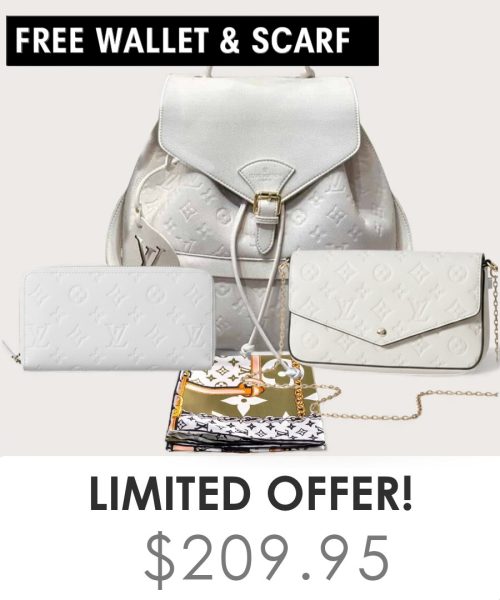 Big bag + Pochette Felicie Mini + Gifts(Free LV Wallet + Free LV Silk Scarf)