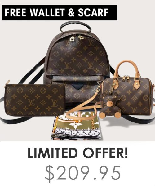 Big bag + Nano speedy + Gifts (Free LV Wallet + Free LV Silk Scarf)
