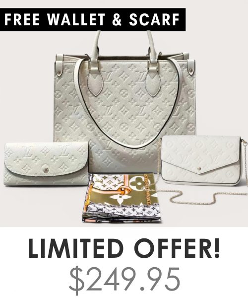 Big bag + Pochette Felicie Mini + Gifts(Free LV Wallet + Free LV Silk Scarf)