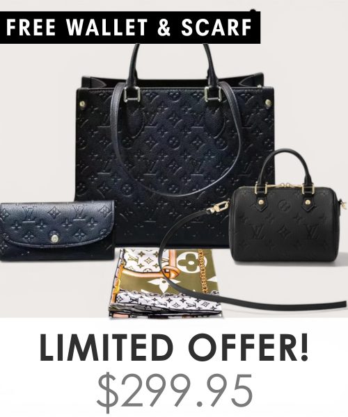 Big bag + Nano speedy + Gifts (Free LV Wallet + Free LV Silk Scarf)