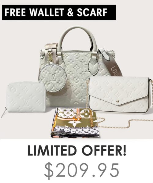 Big bag + Pochette Felicie Mini + Gifts(Free LV Wallet + Free LV Silk Scarf)