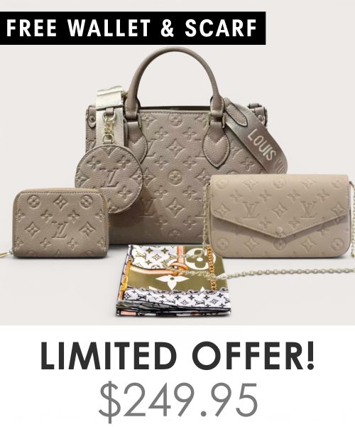 Big bag + Pochette Felicie Mini + Gifts(Free LV Wallet + Free LV Silk Scarf)