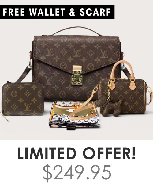 Big bag + Nano speedy + Gifts (Free LV Wallet + Free LV Silk Scarf)