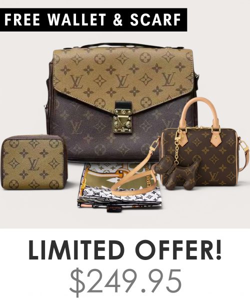 Big bag + Nano speedy + Gifts (Free LV Wallet + Free LV Silk Scarf)