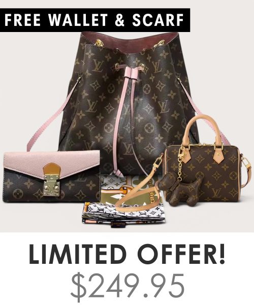 Big bag + Nano speedy + Gifts (Free LV Wallet + Free LV Silk Scarf)