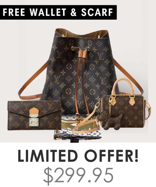 Big bag + Nano speedy + Gifts (Free LV Wallet + Free LV Silk Scarf)