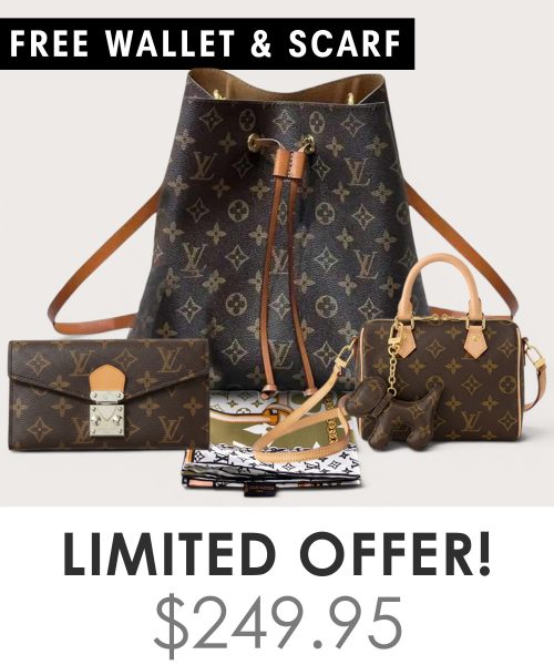 Big bag + Nano speedy + Gifts (Free LV Wallet + Free LV Silk Scarf)