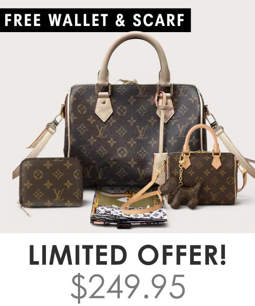 Big bag + Nano speedy + Gifts (Free LV Wallet + Free LV Silk Scarf)