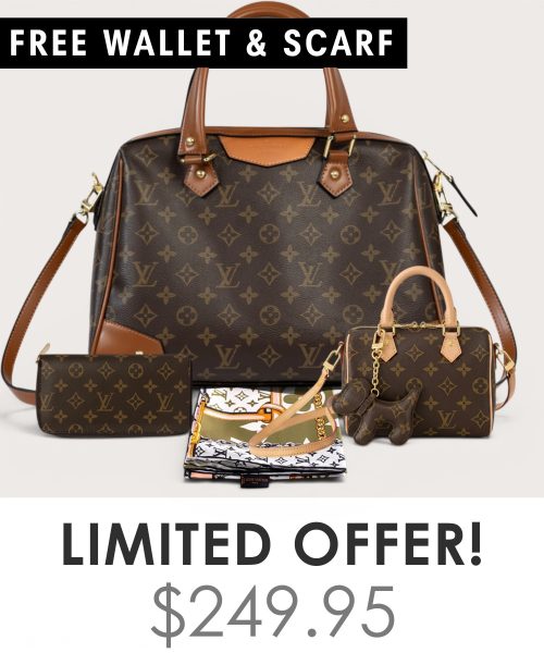Big bag + Nano speedy + Gifts (Free LV Wallet + Free LV Silk Scarf)