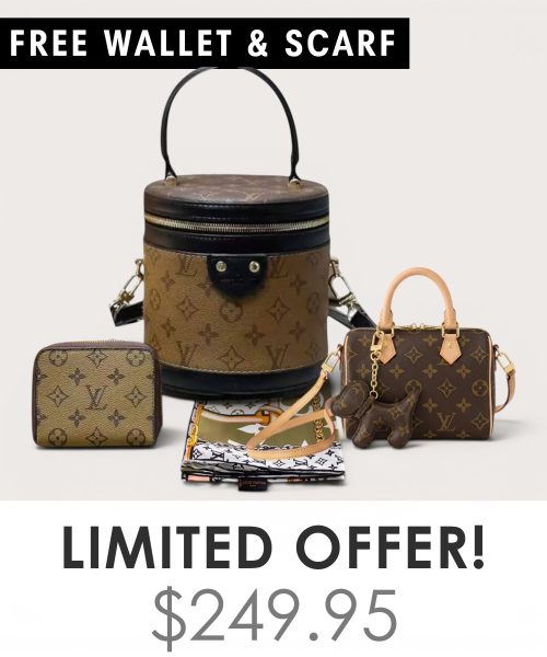 Big bag + Nano speedy + Gifts (Free LV Wallet + Free LV Silk Scarf)