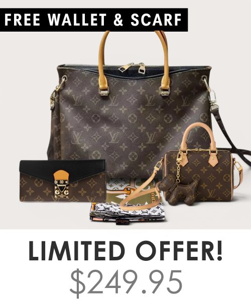 Big bag + Nano speedy + Gifts (Free LV Wallet + Free LV Silk Scarf)