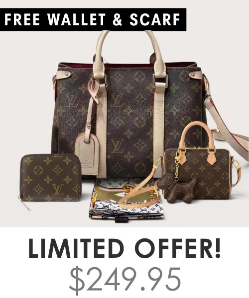 Big bag + Nano speedy + Gifts (Free LV Wallet + Free LV Silk Scarf)